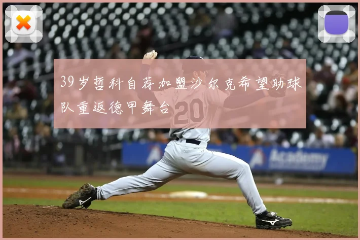 39岁哲科自荐加盟沙尔克希望助球队重返德甲舞台