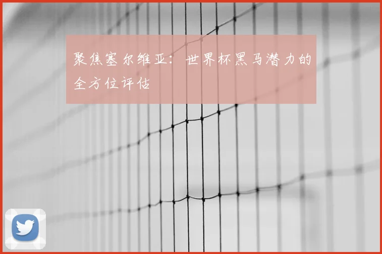 聚焦塞尔维亚:世界杯黑马潜力的全方位评估